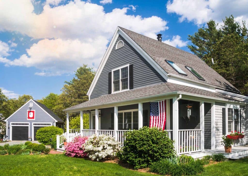 Best colour for outer walls of a home on a well-maintained US house exterior