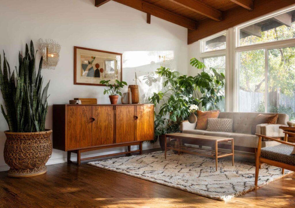 Clean living room that smells fresh and welcoming for guests