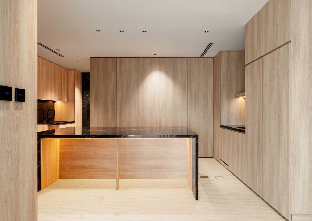 Completed home interior after full gut remodel and renovation