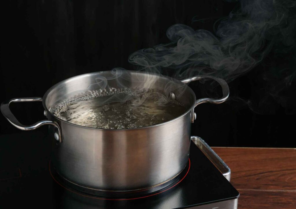 Using a simmer pot and reed diffuser to lightly scent a home