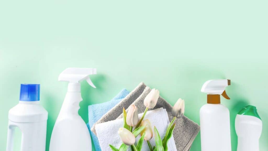 Microfiber cloth, cooktop cleaner, and razor scraper for cleaning black glass stove top