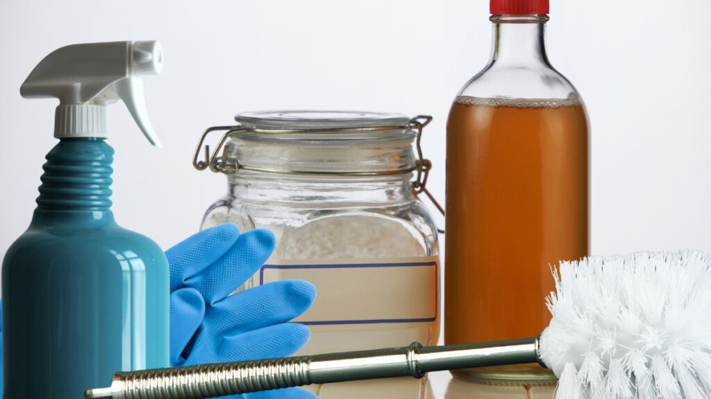 bathroom cleaning tools for weekly toilet maintenance routine